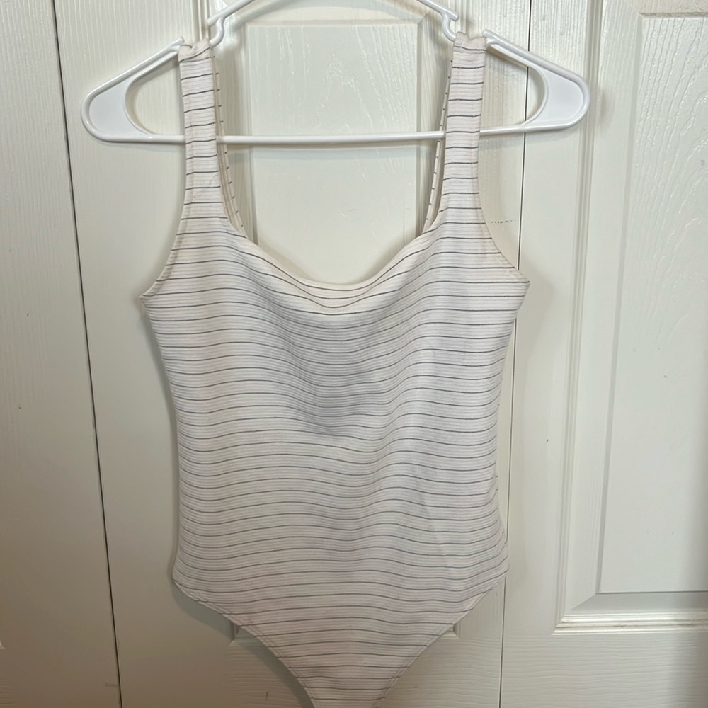 White/Black Onesie